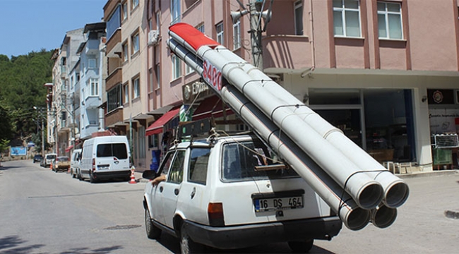 'S-400'lerle şehir turu attı