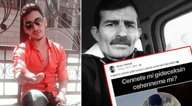 Cinayet zanlısı gencin paylaşımı kan dondurdu