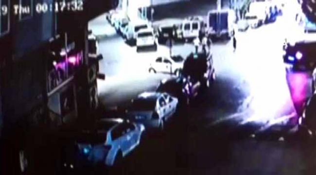 Gözü dönmüş koca dehşeti kamerada