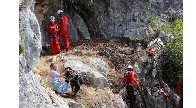 keçi, 5 saatlik operasyonla kurtarıldı