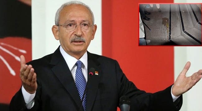 Kemal Kılıçdaroğlu'na yumurtalı saldırı düzenlendi