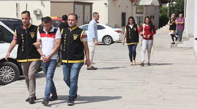 Kızı ve damadıyla hırsızlık yaptı