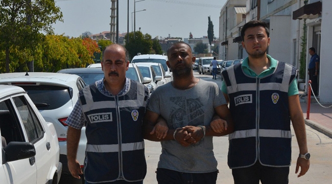 Yağma hükümlüsü parkta yakalandı