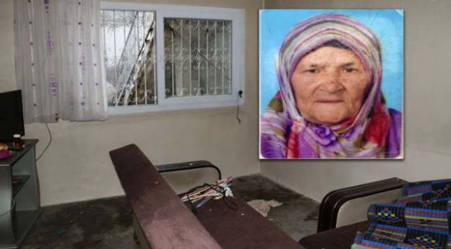 Yaşlı kadın feci şekilde can verdi