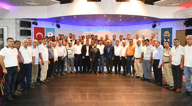 Başkan Uludağ, Sarıçamlı muhtarlarla buluştu