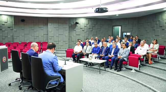 Demirtaş Halk Eğitim Merkezi müdürleri ile bir araya geldi