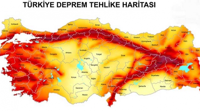 Evinizin altından fay hattı geçiyor mu? Tıklayın...