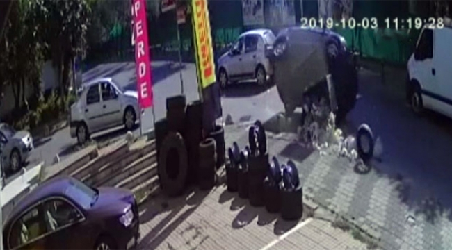 İnanılmaz kazanın görüntüleri ortaya çıktı