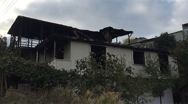 Kayınpeder gelininin evini yaktı