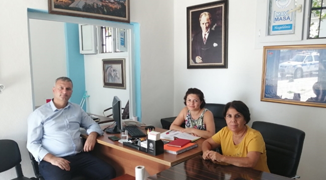 Necip Topuz’dan Mavi Masaya ziyaret.