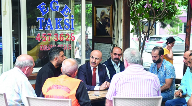 Vali Demirtaş taksicilerle görüştü