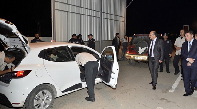 Adana'da helikopter destekli asayiş uygulaması