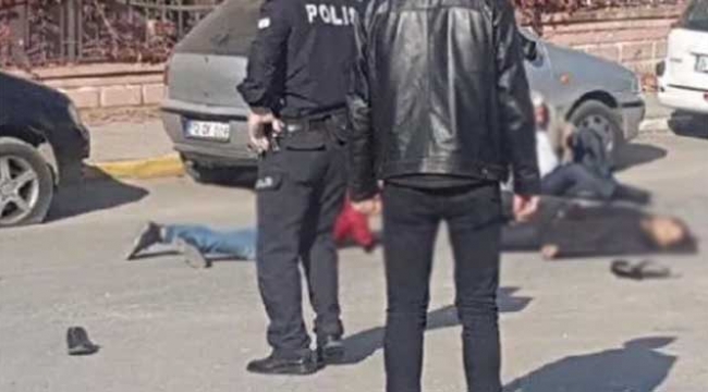 Adliye önününde silahlı kavga Ölü ve yaralılar var