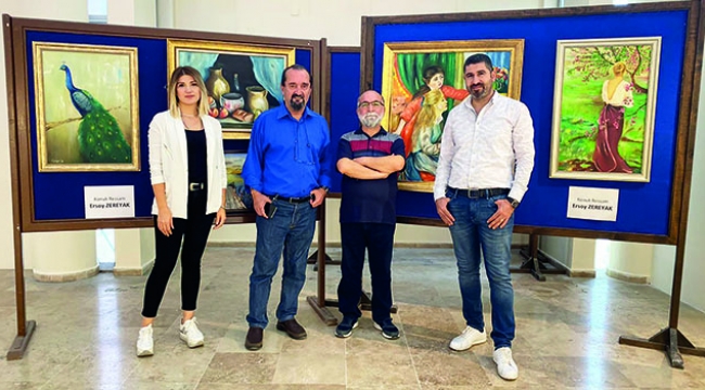 Akdeniz Bakışlı Adam'ı tablolarında yaşatıyor