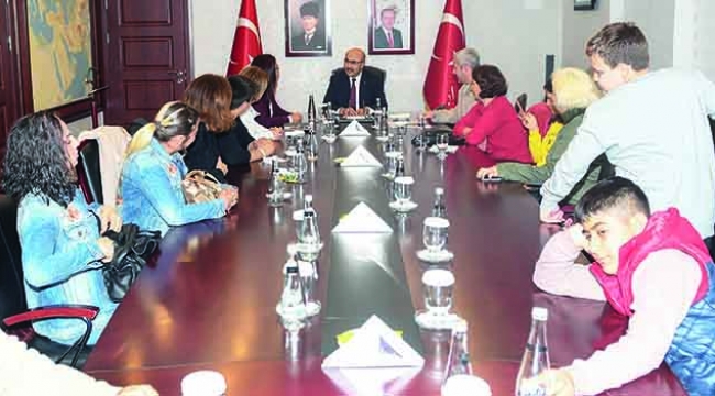 Otizmle Barış Derneği'nden Vali Demirtaş'a ziyaret