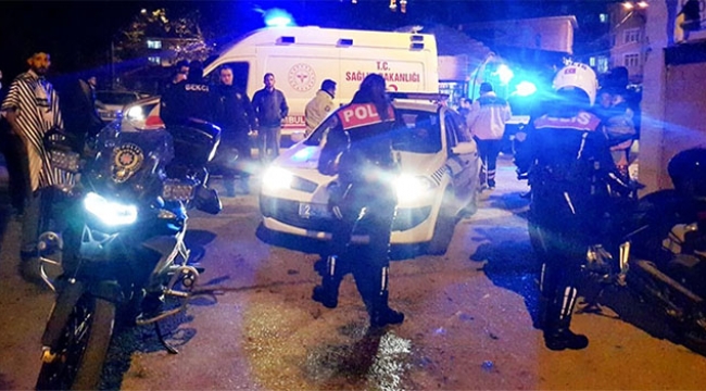 Polis motosikleti kaza yaptı: 2 polis yaralı