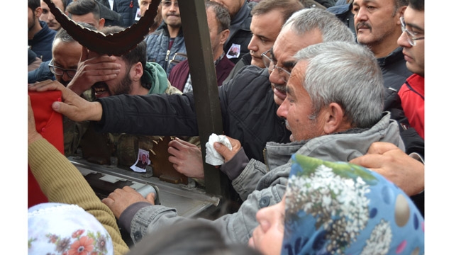 Şehidimizi son yolculuğuna uğurladık