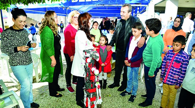 Soner Çetin çocuklar gibi şendi