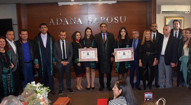 Adana Barosu'na 2 avukat daha katıldı