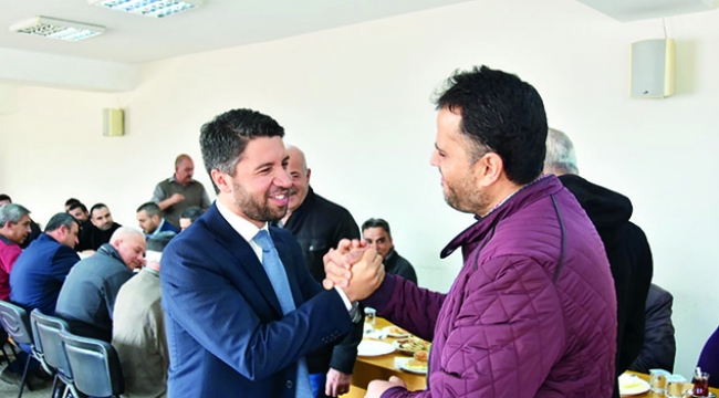Başkan Ay'ın komşu hassasiyeti