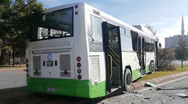Beton mikseri, halk otobüsüne çarptı yaralılar var
