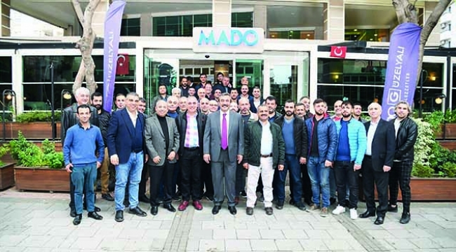 Çetin, iş adamlarıyla buluştu