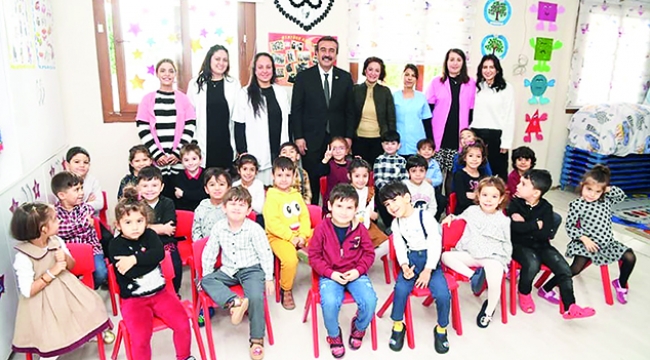 Çocuklara diş sağlığının önemi anlatıldı