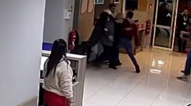 Hastane çalışanına bıçaklı saldırı