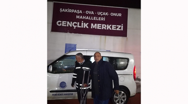 Kimsesiz engelli vatandaşa yardım eli