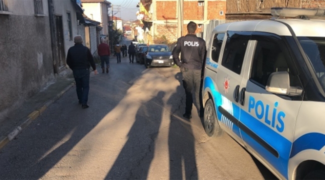 Komşusuna kurşun yağdırdı