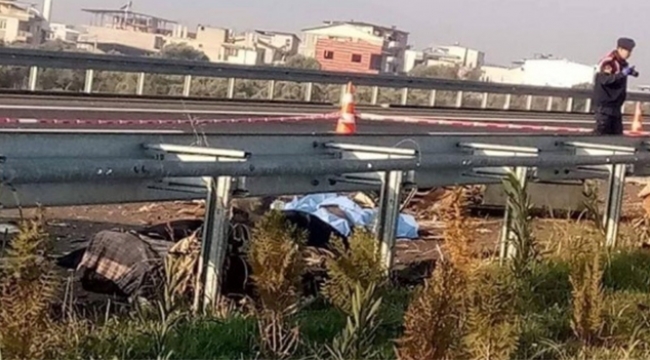 Otobanda feci kaza: 1 ölü, 1 yaralı