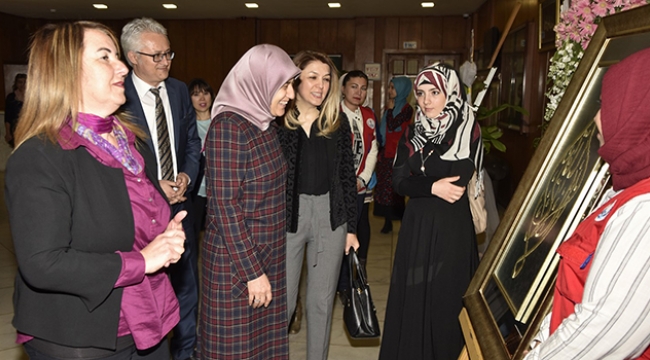Sim sırma sergisi ziyaretçi akınına uğradı