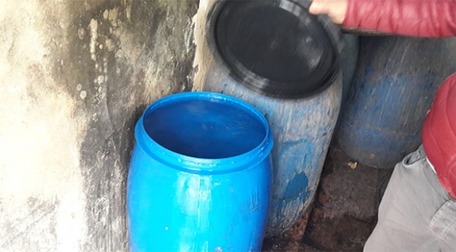 2 bin 310 litre kaçak içki ele geçirildi