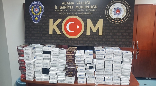 2 bin 940 paket kaçak sigara ele geçirildi