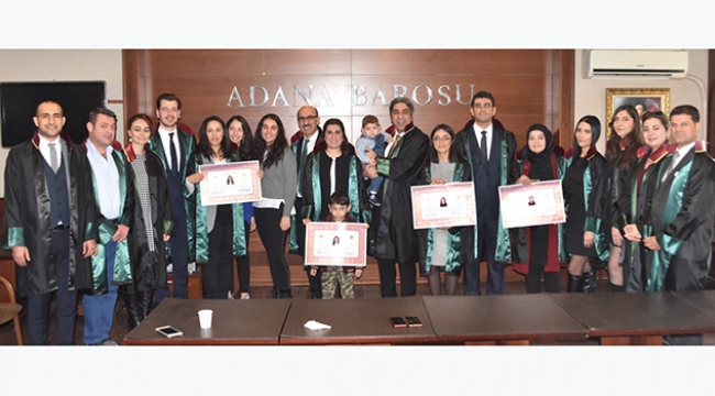 Adana Barosu’na 7 avukat daha katıldı