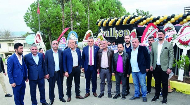 Başkanlar ‘Balkon Park’ta’ buluştu
