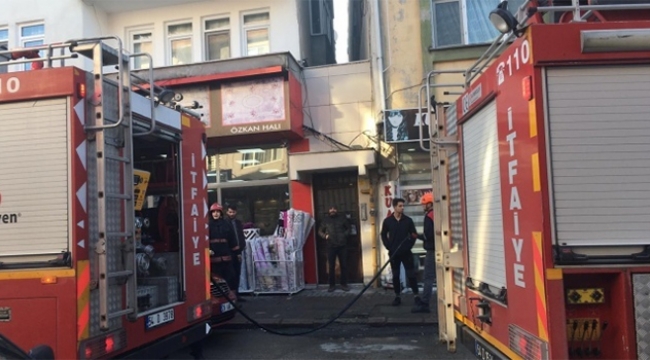 Doğalgaz sızıntısı yangın çıkardı