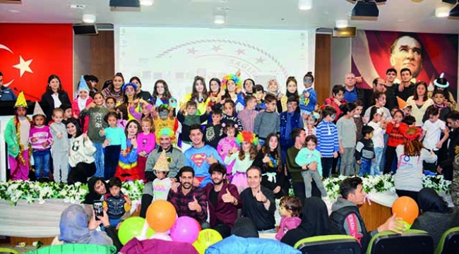 Kan hastası çocuklar yeni yılı kutladı