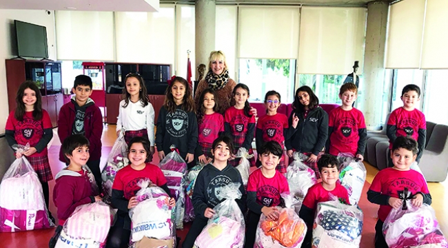 Minik öğrencilerden KAÇUV'a destek