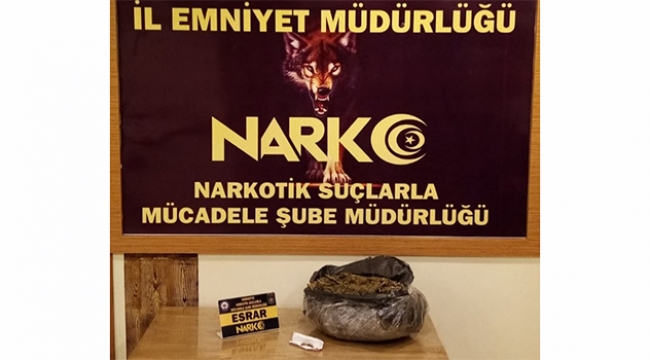 Otobüsle uyuşturucu sevkiyatı