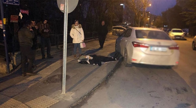 Sınava yetişmeye çalışan öğrenciye otomobil çarptı