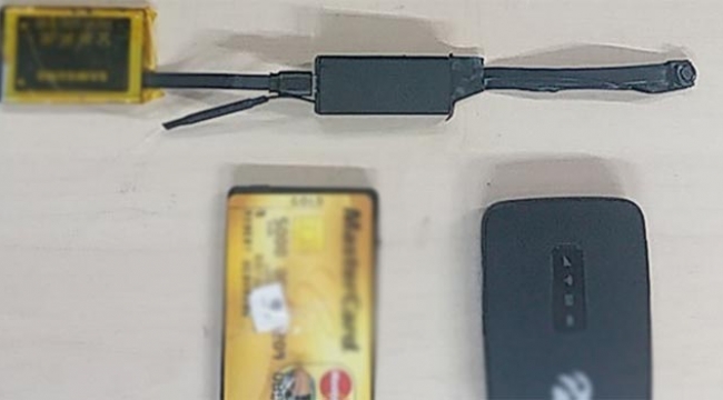 Sınavda akılalmaz kopya yöntemi