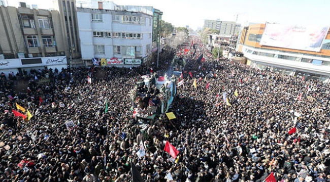 Süleymani'nin cenaze töreninde ölü sayısı 56'ya yükseldi