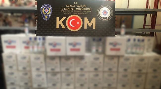 Şüpheli minibüsten 2 bin 760 litre etil alkol çıktı