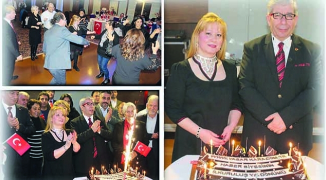 Yaşar Kara, 9. yıldönümü sevinci dostlarıyla kutladı