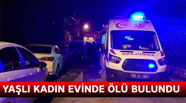 Yaşlı kadın evinde ölü bulundu