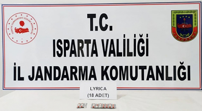 Yol kontrolünde uyuşturucu ele geçirildi