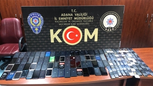 165 bin lira değerinde cep telefonu ele geçirildi