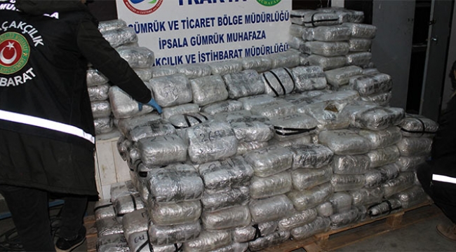 2 ton 70 kilogram esrar ele geçirildi!
