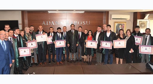 Adana Barosu’na 11 avukat daha katıldı